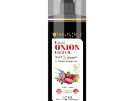 Soulflower Herbal Onion Hair Growth Oil For Discount