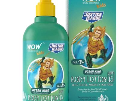 Wow Skin Science Kids Body Lotion - Ocean King Aquaman Edition Sale