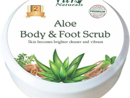 Vitro Naturals Aloe Body & Foot Scrub Fashion