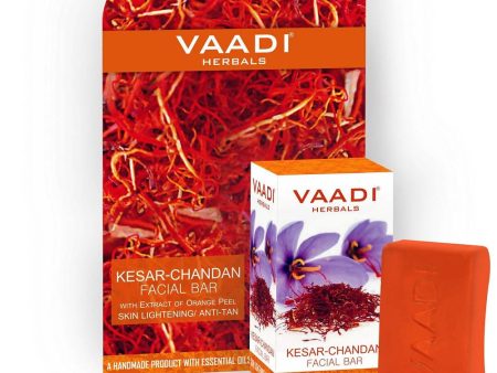 Vaadi Herbals Kesar Chandan Facial Bar With Extract Of Orange Peel Fashion