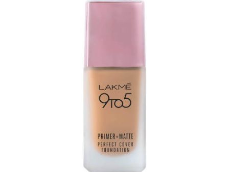 Lakme 9 To 5 Primer + Matte Perfect Cover Foundation N200 Neutral Nude Discount