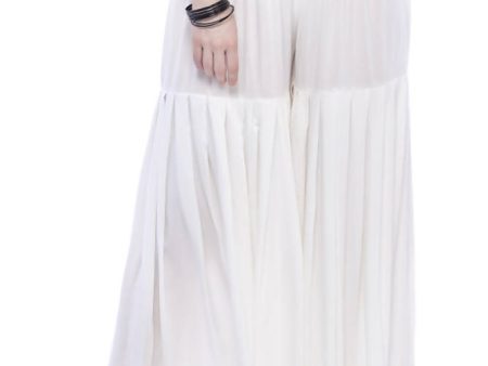 Mominos Fashion Reyon Cotton Off White Palazzo Online Sale