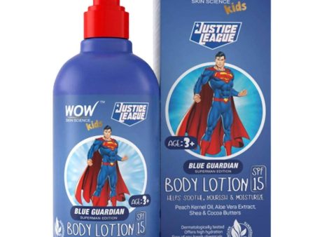 Wow Skin Science Kids Body Lotion - Blue Guardian Superman Edition For Discount