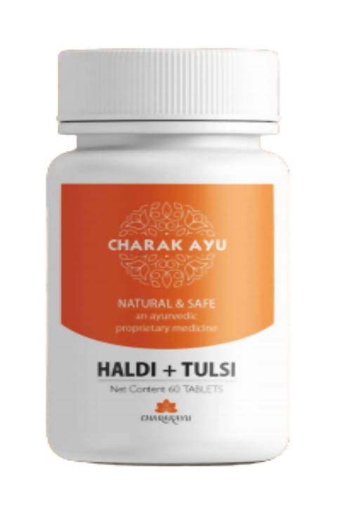 Charakayu Haldi + Tulsi Tablets For Cheap