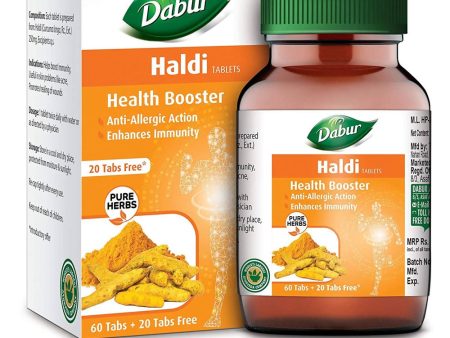 Dabur Haldi Tablets Health Booster Supply