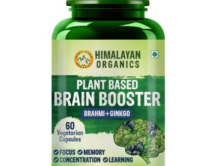 Himalayan Organics Plant-Based Brain Booster Supplement Capsules Cheap