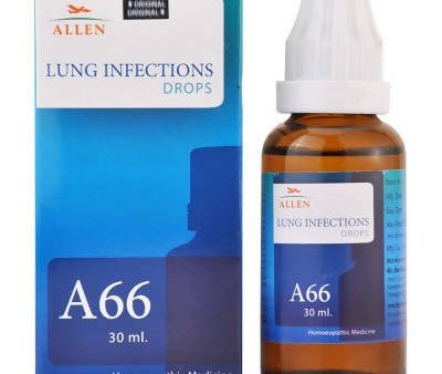 Allen Homeopathy A66 Lung Infections Drops Supply