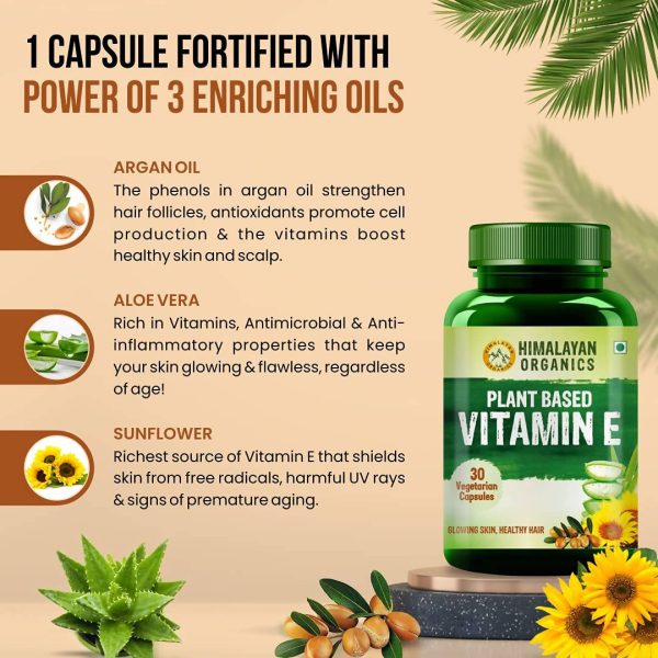 Himalayan Organics Plant-Based Vitamin E Capsules For Discount