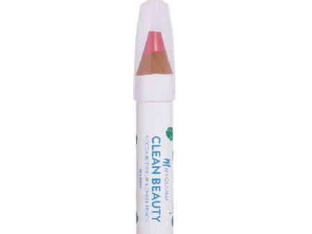 MYGLAMM Clean Beauty Cocoa Butter Lip & Cheek Pencil - Tea Rose Online Sale