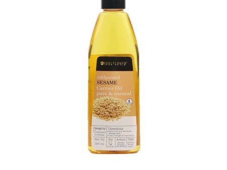 Soulflower Coldpressed Sesame Carrier Oil Pure & Natural Online