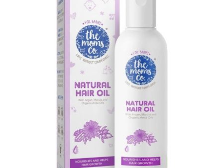 The Moms Co Natural Baby Hair Oil For Strengthens & Softens Baby s Hair Online now