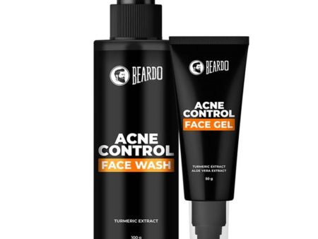 Beardo Acne Control Face Wash & Acne Control Face Gel Combo on Sale