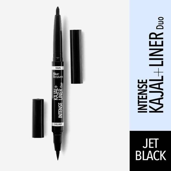 Blue Heaven Intense Kajal + Liner Duo Jet Black Discount