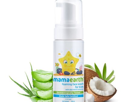 Mamaearth Foaming Baby Face Wash For Deeply Cleanses, Soothes Skin & Tear-Free Formula Sale