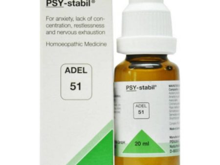 Adel Homeopathy 51 Psy-Stabil Drop Online Hot Sale