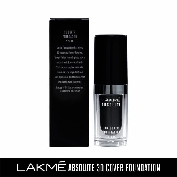 Lakme Absolute 3D Cover Foundation - Cool Ivory Online Hot Sale