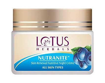 Lotus Herbals Nutranite Skin Renewal Nutritive Night Cream For Discount