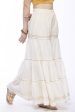 Mominos Fashion Cotton Off White Stripe With Gota Sharara Online Sale