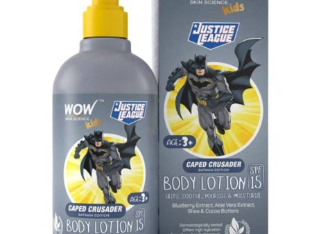 Wow Skin Science Kids Body Lotion - Caped Crusader Batman Edition on Sale