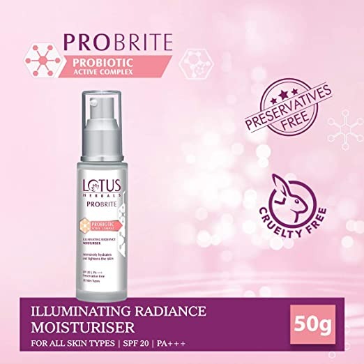 Lotus Herbals Probrite Illuminating Radiance Moisturiser Cheap