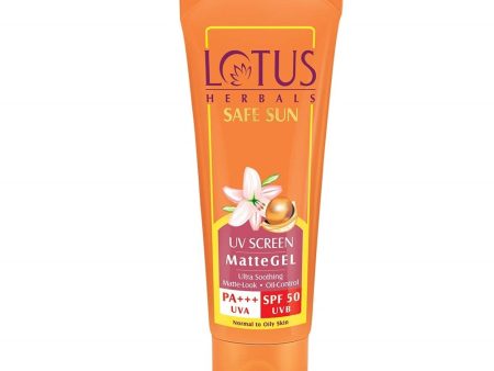 Lotus Herbals Safe Sun Invisible Matte Gel Sunscreen SPF 50 PA+++ Hot on Sale