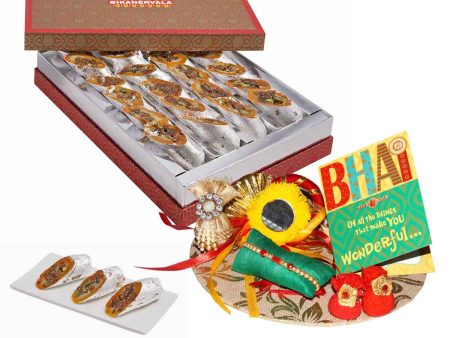 Bikanervala Kaju Anjeer Roll Rakhi Gift For Discount