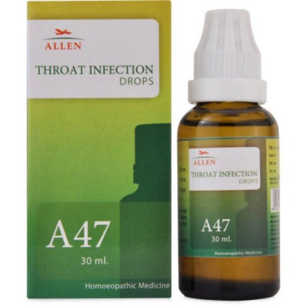 Allen Homeopathy A47 Throat Infection Drops Online Hot Sale