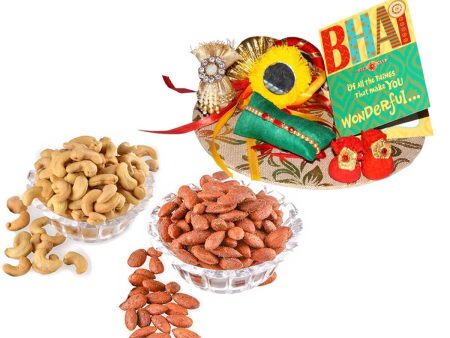 Bikano Rakhi with Dryfruits Gifts For Sale