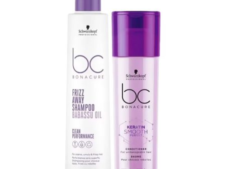 Schwarzkopf Professional BC Bonacure Keratin Smooth Perfect Micellar Shampoo & Conditioner Combo Online now