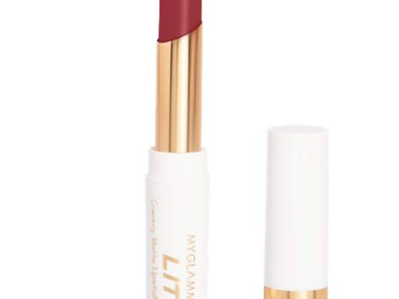 MYGLAMM LIT Creamy Matte Lipstick Manhattan For Sale