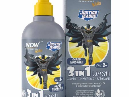 Wow Skin Science Kids 3 in 1 Wash - Caped Crusader Batman Edition For Sale