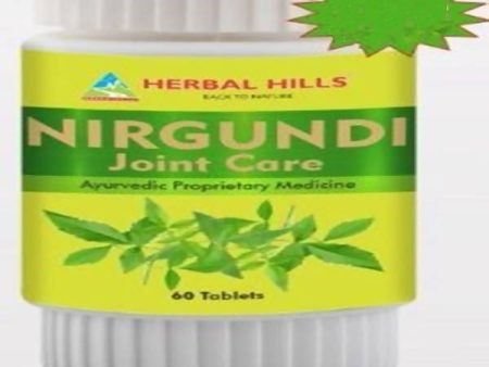 Herbal Hills Nirgundi Joint Care Tablets - 60 Tablets For Discount