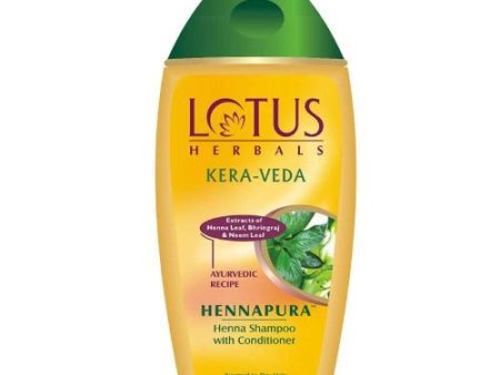 Lotus Herbals Kera-Veda Hennapura Henna Shampoo With Conditioner Online now