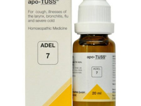 Adel Homeopathy 7 Apo-Tuss Drops Supply