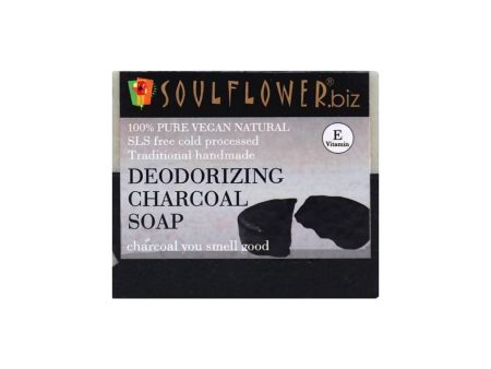 Soulflower Handmade Soap with Deodorizing Charcoal Hot on Sale