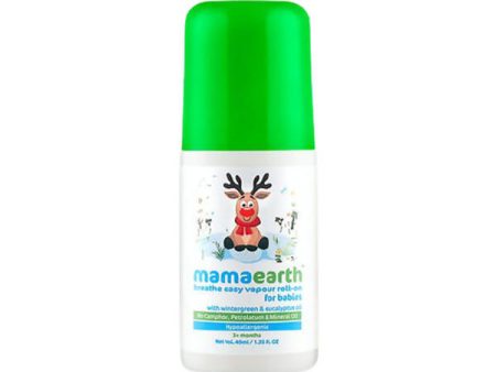 Mamaearth Baby Breathe Easy Vapour Roll-On For Relieves Congestion & Promotes Easy Breathing Hot on Sale