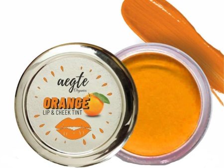 Aegte Organics Orange Peel Lip & Cheek Tint Balm For Cheap