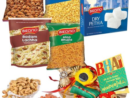 Bikano Namkeen Magic and Dryfruits Rakhi Gifts For Discount