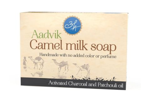 Aadvik Camel Milk Soap With Activated Charcoal And Patchouli Oil Discount