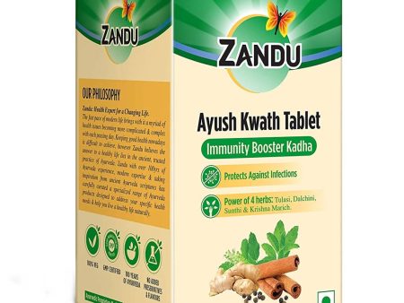 Zandu Ayush Kwath Tablets Immunity Booster Kadha For Cheap