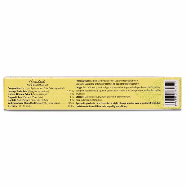 Amarantha Ayurvedic Arimu Mouth Ulcer Gel on Sale