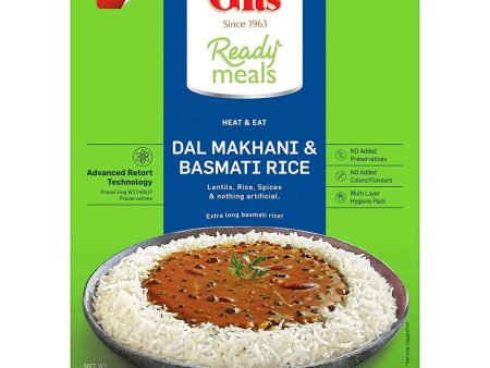 Gits Ready Meals Heat & Eat Dal Makhani & Basmati Rice For Sale