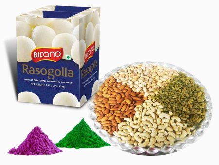 Bikano Rasgulla With Dry Fruits On Holi Cheap