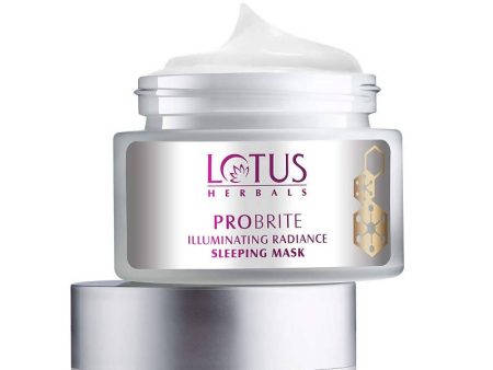 Lotus Herbals Probrite Illuminating Radiance Sleeping Mask on Sale