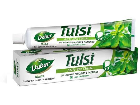 Dabur Herb l Tulsi - Anti-Bacterial Toothpaste Online Hot Sale